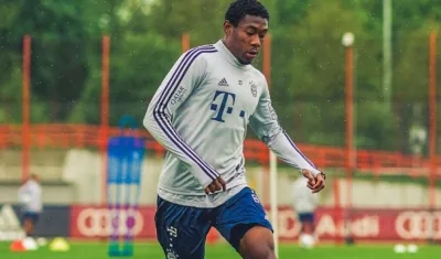El lateral del Bayern Múnich, David Alaba.