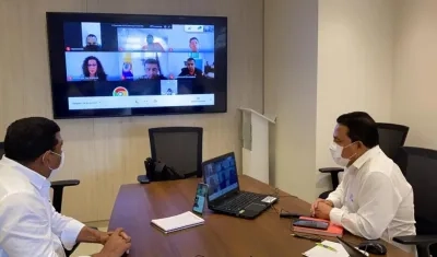 Consejo de seguridad en la que tomó la decisión del toque de queda.