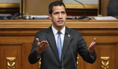 El líder opositor Juan Guaidó.