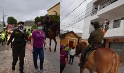 Operativos de control durante la cuarentena en la Región Caribe.