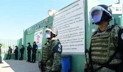 El hospital fue militarizado tras el incidente.