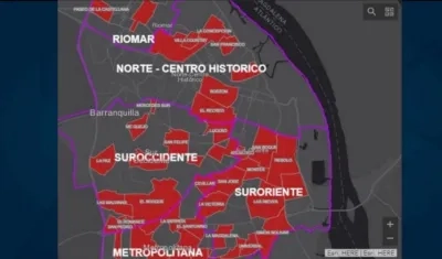 El panorama de casos en Barranquilla.