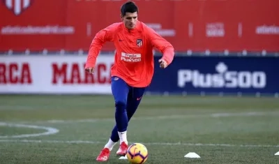 El delantero español Álvaro Morata.