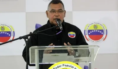 El ministro de Interior y Justicia de Venezuela, Néstor Reverol.