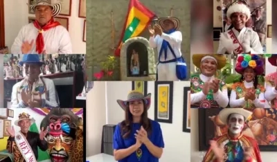 Los reyes y representantes de la tradición.