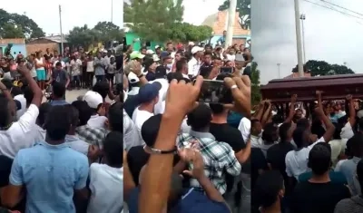 El masivo sepelio en Candelaria, en plena cuarentena.