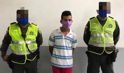 El capturado fue conducido a la URI de la Fiscalía.