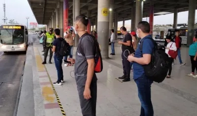 Del comportamiento ciudadano dependerá la continuidad del servicio.