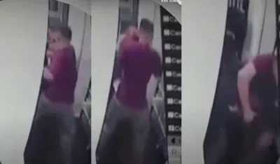 Agresión al vigilante.