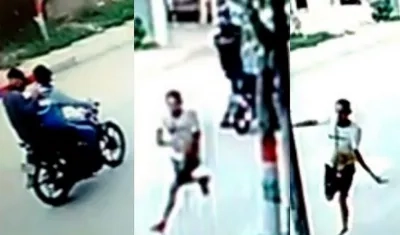 Momentos del ataque a bala.