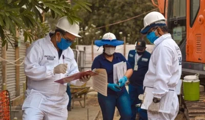 La patrulla Covid sigue controlando en Barranquilla.