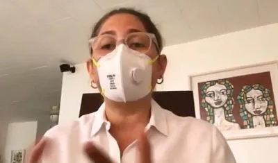 La Secretaria de Salud del Atlántico, Alma Solano.