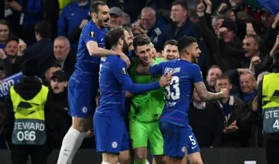 Jugadores del Chelsea.