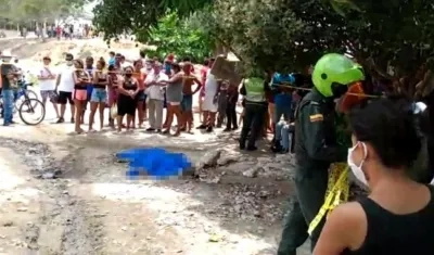 Lugar donde ocurrió el crimen.