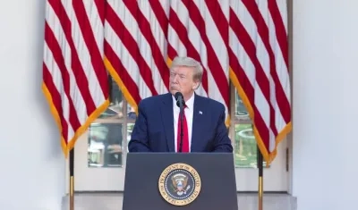 Donald Trump, presidente de los Estados Unidos.