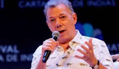  El premio Nobel de paz y expresidente de Colombia, Juan Manuel Santos. 