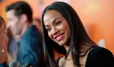 Actriz Zoe Saldaña.