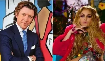 Nicolás Vallejo-Nágera y Paulina Rubio.