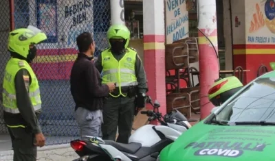 Operativo de la Patrulla Covid.