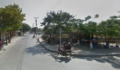 Calle 69 con carrera 5, en el barrio La Central de Soledad.