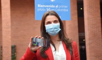 La Ministra de las TIC, Karen Abudinen.