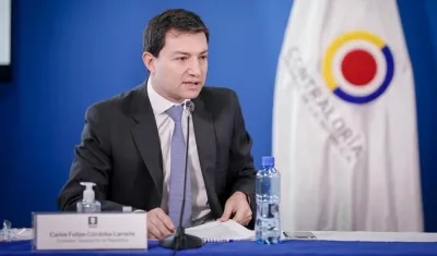 Carlos Felipe Córdoba Larrarte, Contralor General de la República.