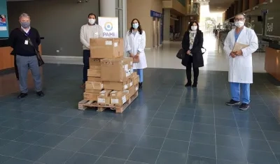 Personas que recibieron la donación.