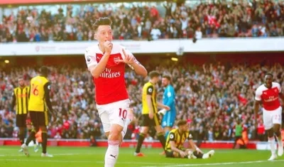 Mesut Ozil, figura del Arsenal.
