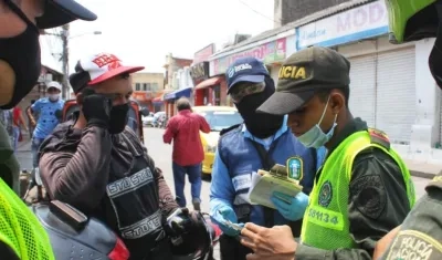 Operativos en Soledad.