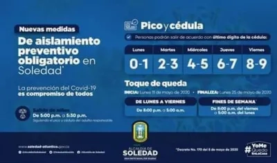 Este es el pico y cédula de Soledad.