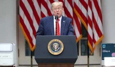 Donald Trump, presidente de los Estados Unidos.