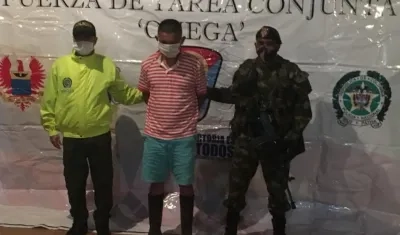  Yohan Arley Fajardo Medina, presunto integrante de un grupo residual que delinque en Meta y Guaviare.