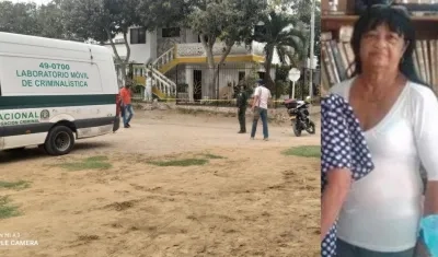 La Sijin llegó a la vivienda a realizar la inspección del cadáver.