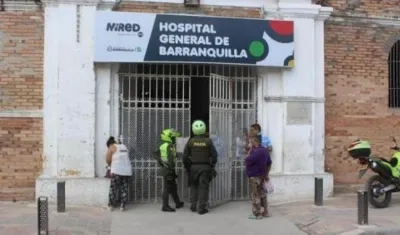 Uno de los heridos fue remitido al Hospital General de Barranquilla.