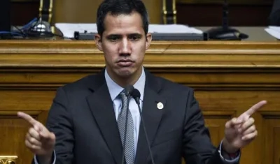 Juan Guaidó, líder opositor.