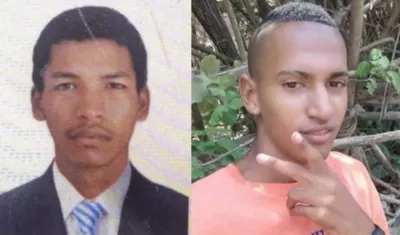 John Jader Hernández y Andrés Felipe Barraza.