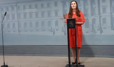 Sanna Marin, primera ministra de Finlandia.