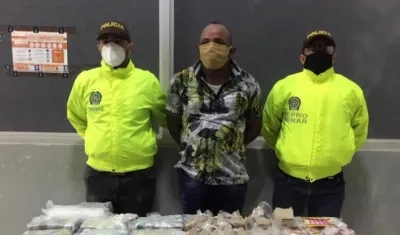  Adrián Estrada Díaz cuando fue capturado por la Policía.