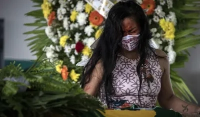 Duelo por coronavirus en Brasil.