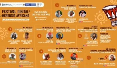 Programación del Festival.