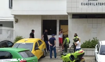 Lugar de los hechos en el barrio La Concepción.