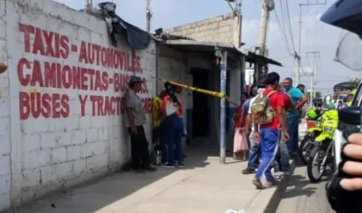 Lugar donde ocurrió el crimen.