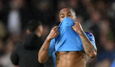 Raheem Sterling, jugador del Manchester City.