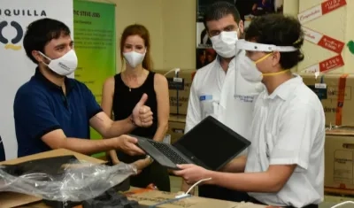 El Alcalde Jaime Pumarejo Heins.