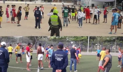 Canchas de Simón Bolívar y La Chinita.