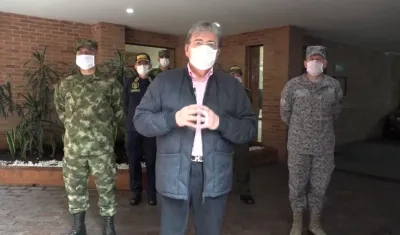 Carlos Holmes Trujillo, ministro de Defensa.