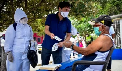El Alcalde de Barranquilla, Jaime Pumarejo.