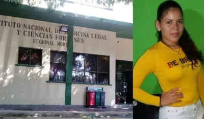 El cuerpo de la joven fue llevado por el CTI de la Fiscalía a Medicina Legal.