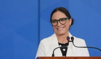 La secretaria de Cultura de Brasil, Regina Duarte.