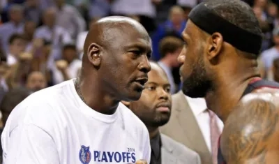 Michael Jordan y LeBron James.